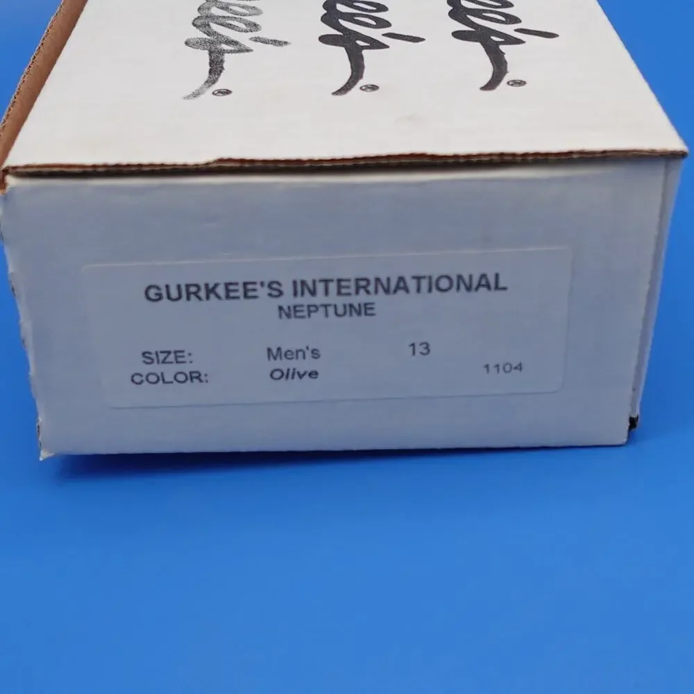 Gurkee’s Neptune Rope Sandals Men’s 13 Olive New With Box